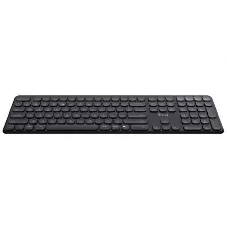 Trust Vaiya Teclado Inalámbrico Multidispositivo Negro